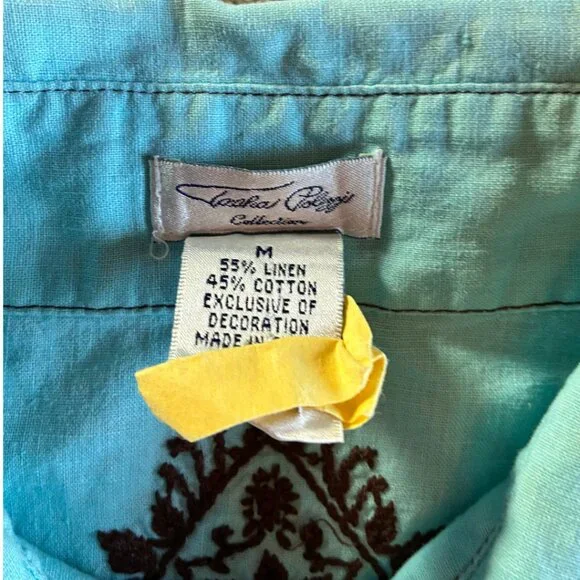 Tasha Polizzi Long Sleeve Pearl Snap Women's Size Medium Slim-Fit - Picture 5 of 6